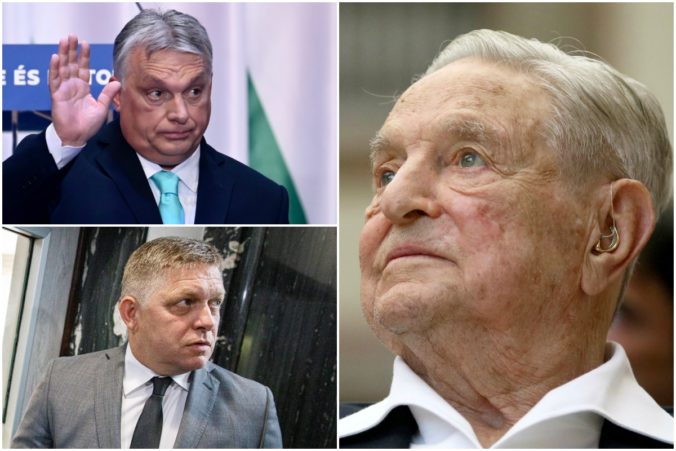 Viktor Orbán, George Soros, Robert Fico