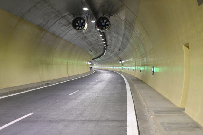 Otváranie tunela Bikoš