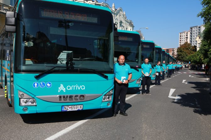 nové autobusy, arriva, mhd
