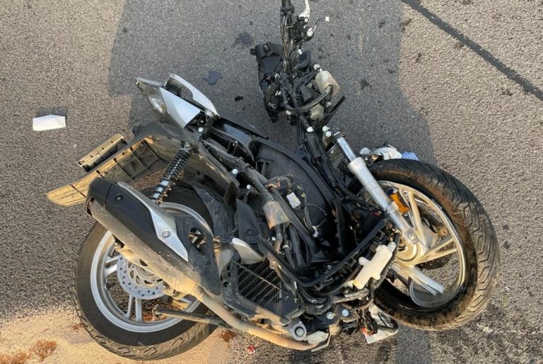 čelná zrážka, motorkár, Terchová