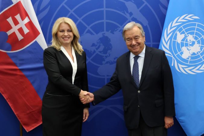 Vojna, klimatická kríza aj iné témy. Čaputová rokovala so šéfom OSN a v New Yorku našla kúsok Slovenska