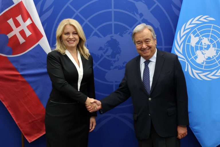 Čaputová, Guterres