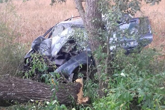 Medzi Meliatou a Gemerskou Hôrkou zahynul 37-ročný vodič, s Octaviou zišiel z cesty a čelne narazil do stromu