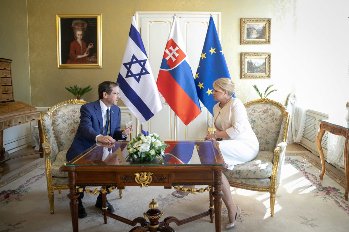 PREZIDENT: Prijatie prezidenta Izraela