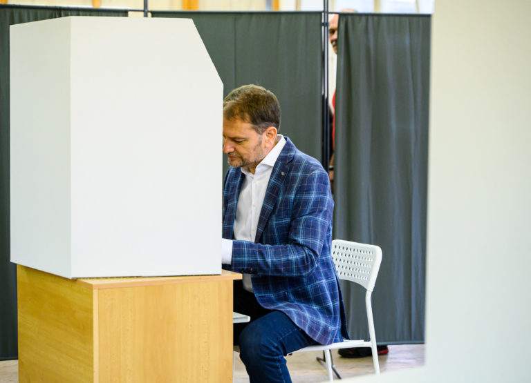 VOĽBY: Volebný akt Igora Matoviča