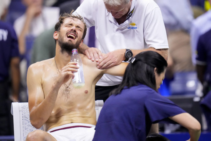 Finále US Open: Daniil Medvedev, Novak Djokovič