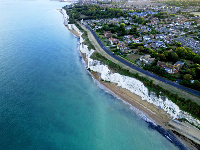 Pláž v Broadstairs, Kent