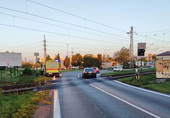 Bratislava, zrážka vlaku s osobou