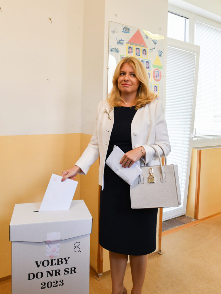 VOĽBY: Volebný akt Zuzany Čaputovej