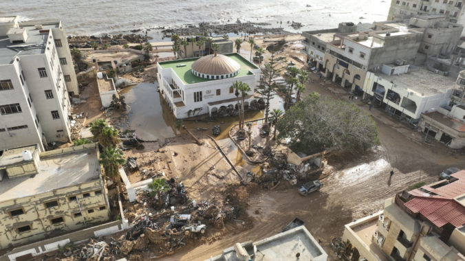Líbya, povodne