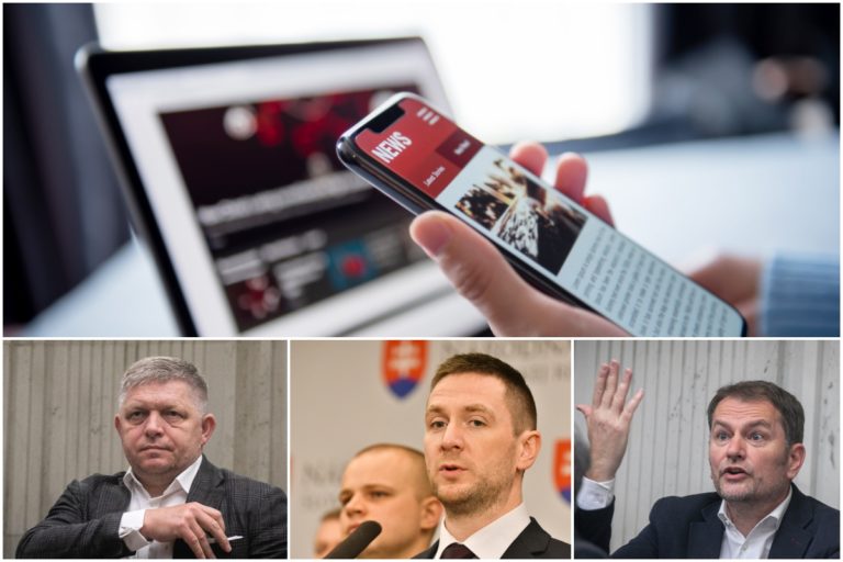 Fico, Uhrík, Matovič, médiá