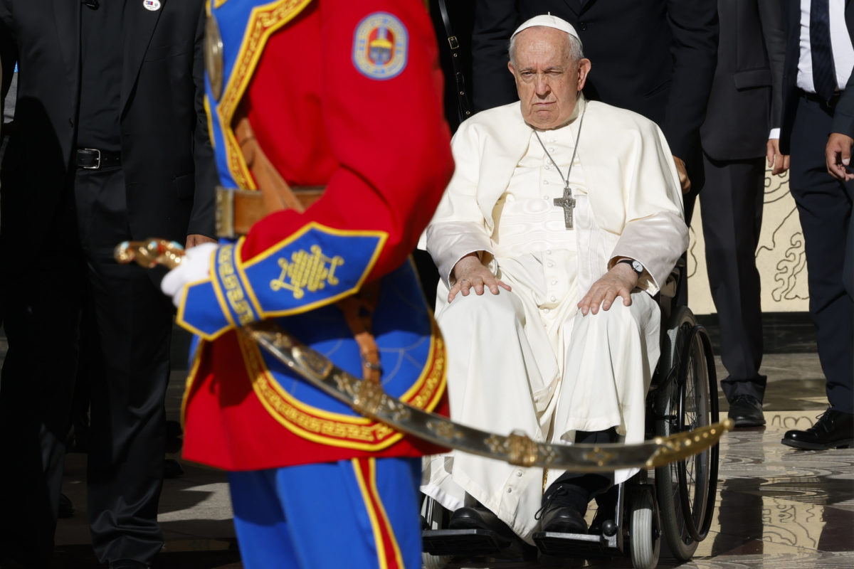 Pope Francis visits Mongolia