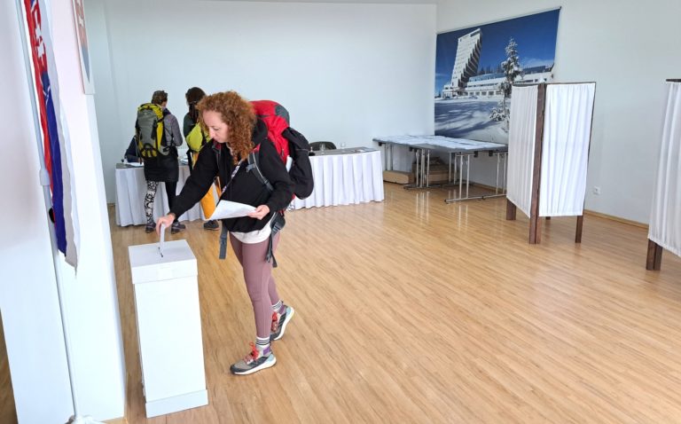 Voliči na Štrbskom Plese