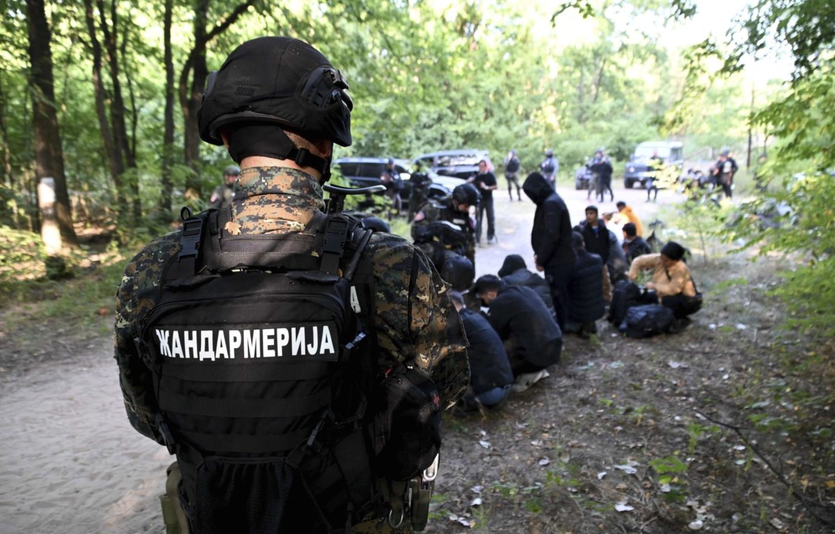 Migranti, srbská polícia, Srbsko