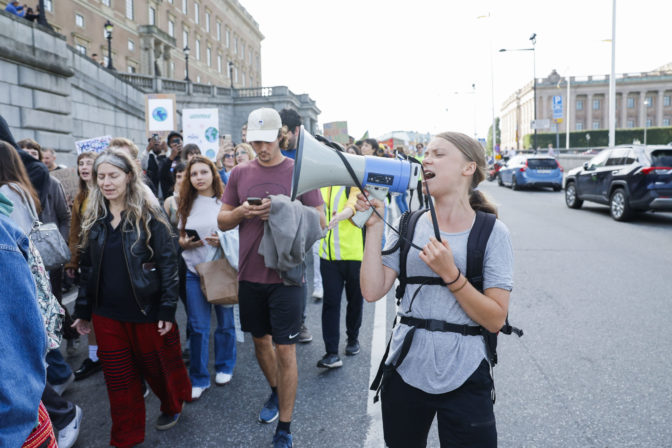 Švédsko, protest