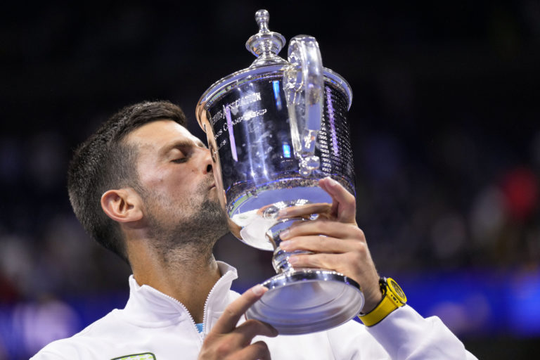 Finále US Open: Daniil Medvedev, Novak Djokovič
