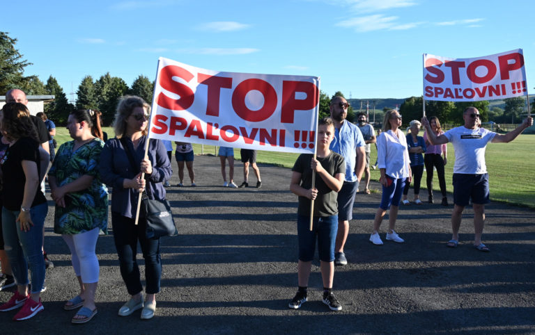 PROTEST: Proti spaľovni odpadov v Drienove