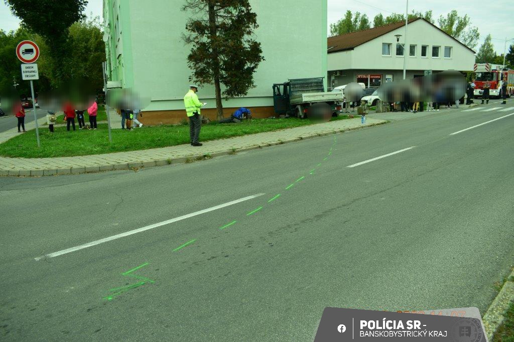 Detva, dopravná nehoda