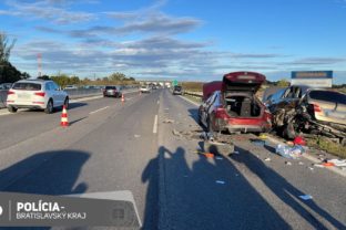 Diaľnica D1, dopravná nehoda Senec