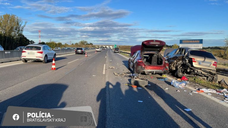 Diaľnica D1, dopravná nehoda Senec