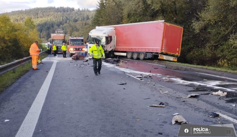 Tragická nehoda, nákladné vozidlo