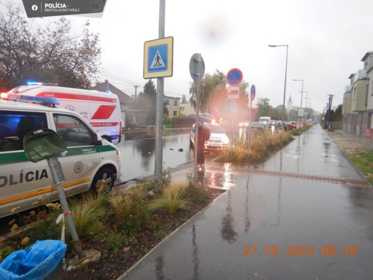 Dopravná nehoda v Senci