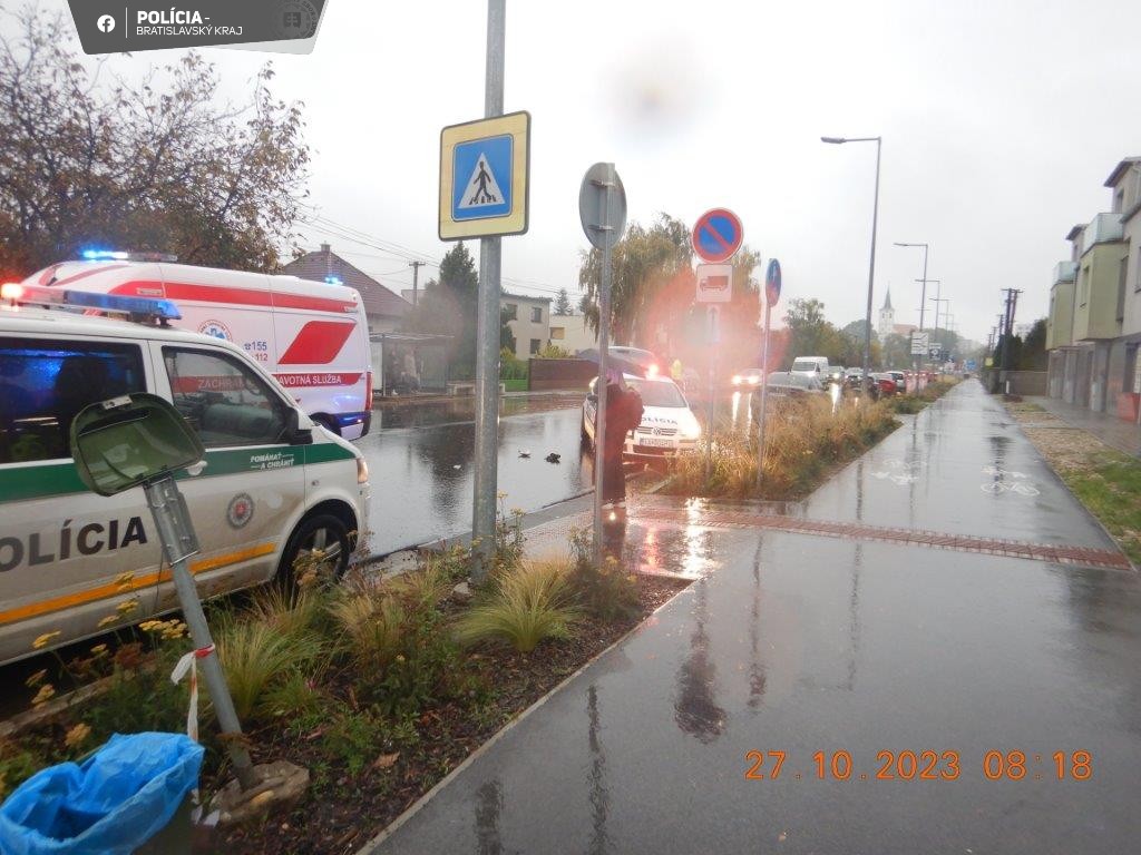 Dopravná nehoda v Senci
