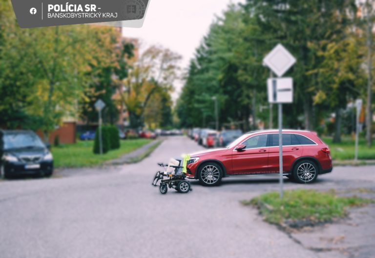 Elektrický vozík, dopravná nehoda