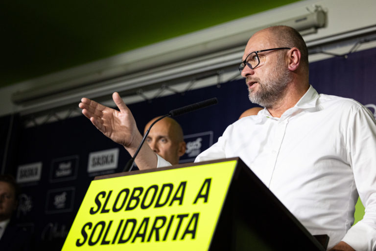 VOĽBY: Volebná noc v centrále strany SAS