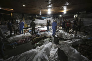 Útok na nemocnicu v Gaze