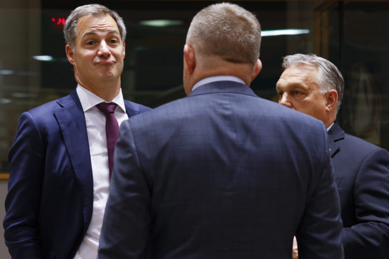 Robert Fico, Alexander de Croo, Viktor Orbán