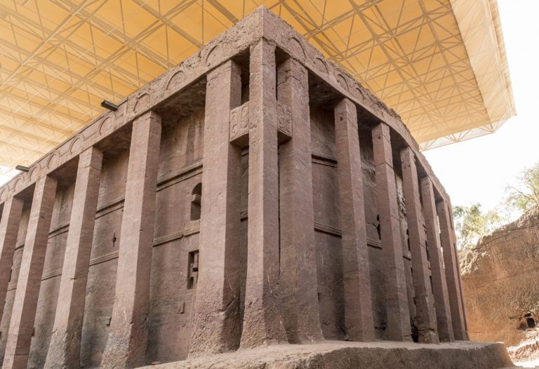 Bete Medhane Alem, Lalibela v Etiópii.