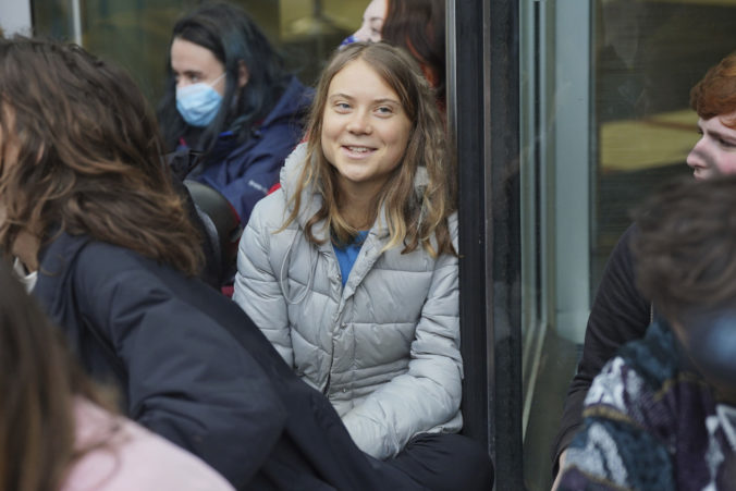 Británia, Klimatický protest