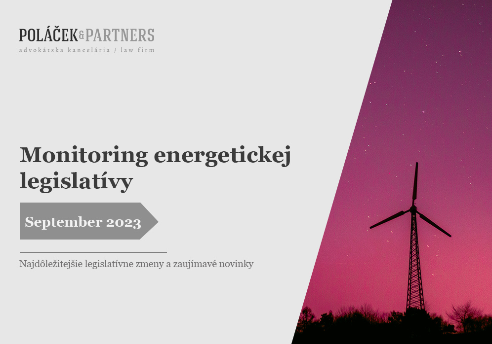 Monitoring energetickej legislatívy september 2023