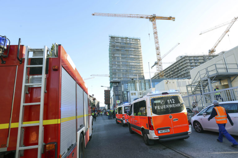 Hamburg, tragédia, stavenisko