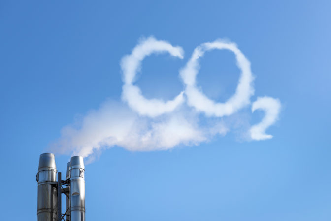 Oblaky, CO2