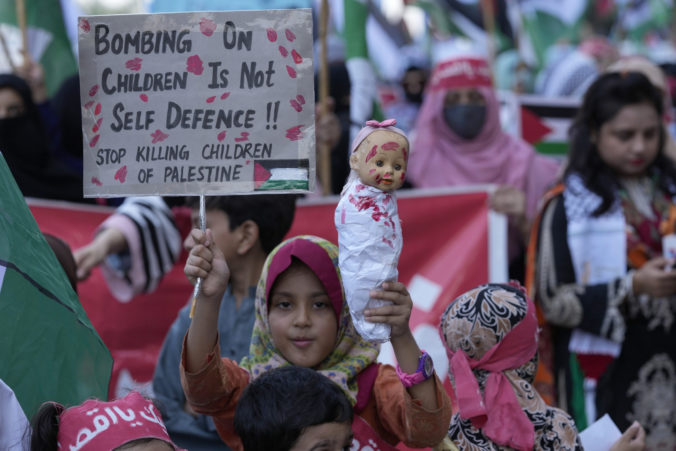Protest, izraelsko palestínsky konflikt
