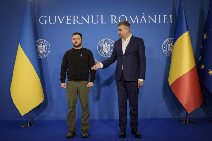 Zelenskyj, Rumunsko