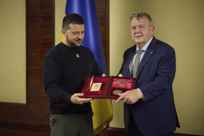 Volodymyr Zelenskyj, Lars Lokke Rasmussen