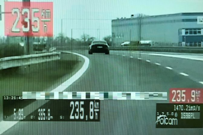 Prekročená rýchlosť, polícia