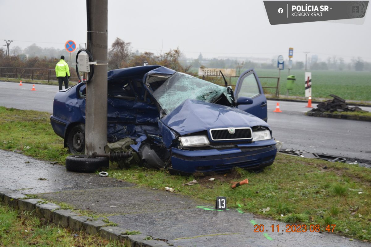 Trebišov, tragická dopravná nehoda