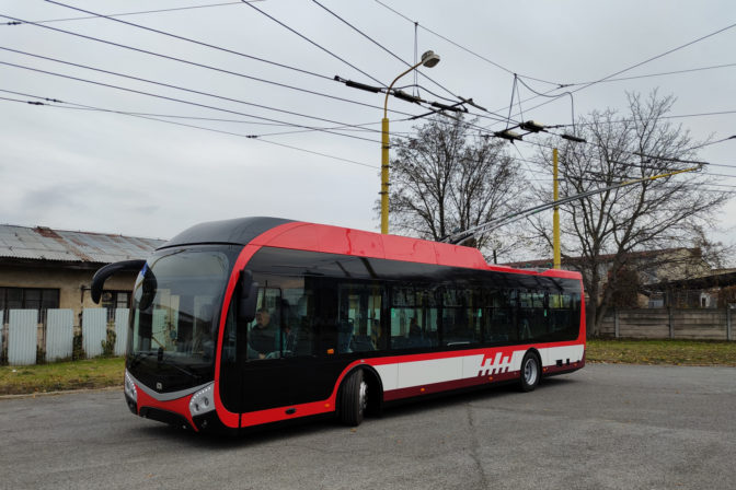 PREŠOV: Nový trolejbus DPB Prešov