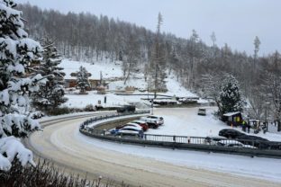 POČASIE: Sneženie v Starom Smokovci