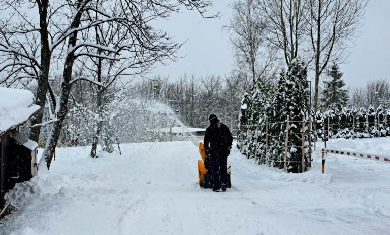 POČASIE: Sneženie v Starom Smokovci