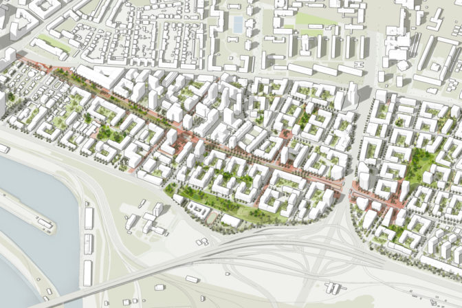 urbanistická štúdia zóny Mlynské Nivy