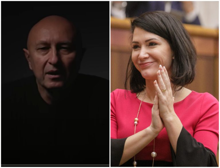Na snímke podnikateľ Zoroslav Kollár a poslankyňa NR SR Jana Bittó Cigániková.