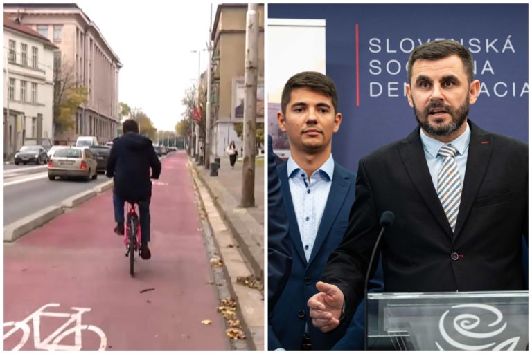 Ján Mažgút, Erik Kaliňák, cyklotrasa