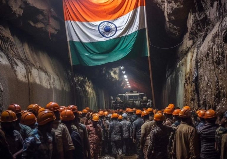 India, zrútenie tunela