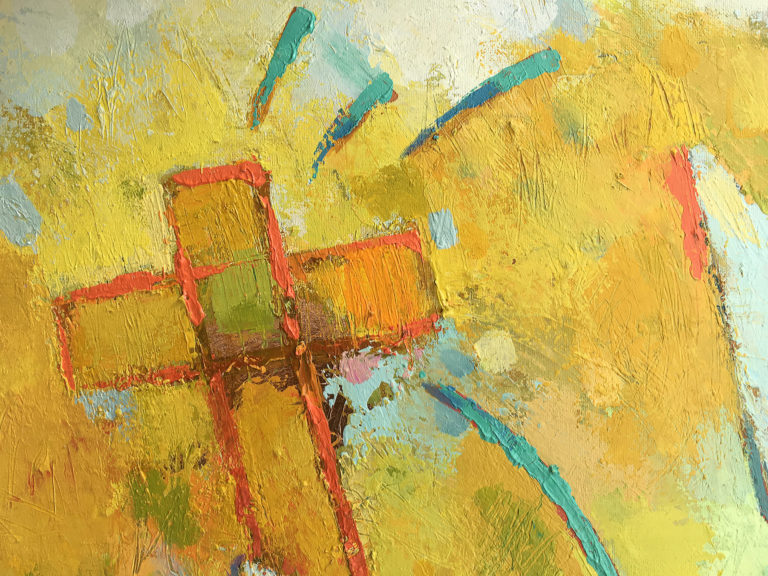 Christian concept in handmade style on the canvas. Illustration of Christology.