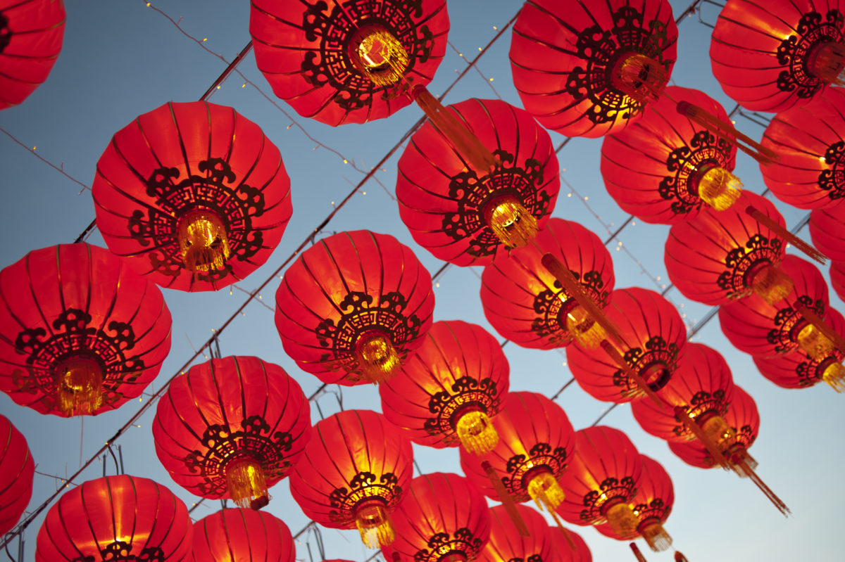 Red Asian Lanterns